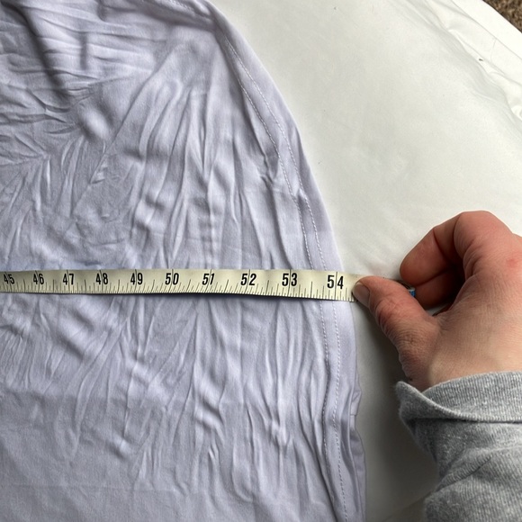 White beach dress with halter top and petal hem - Picture 8 of 9